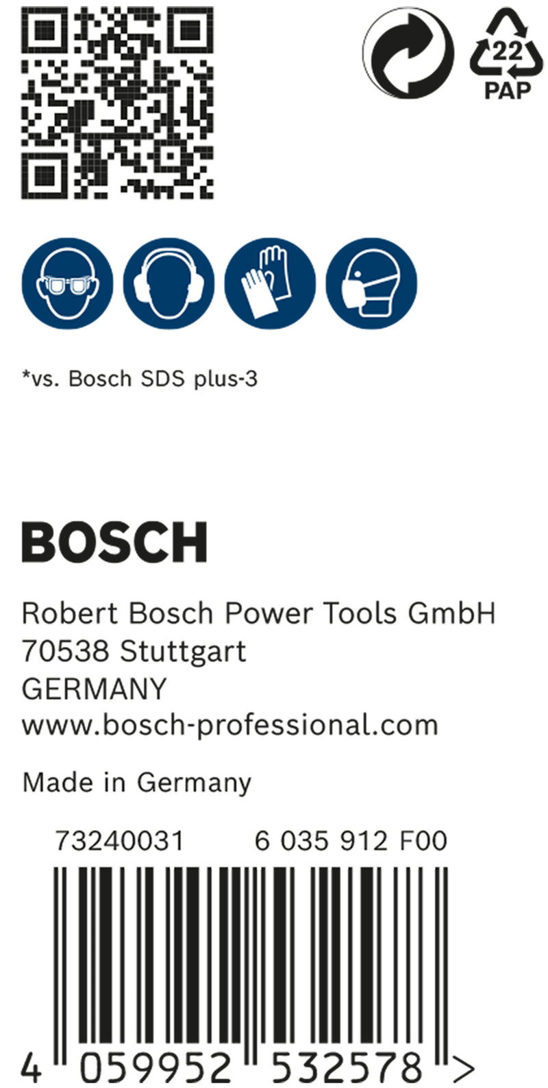 Bosch SDSplus hammer drill bit 7X 30PCS 8X215