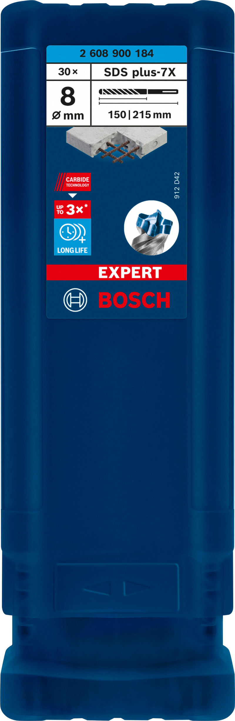 Bosch SDSplus hammer drill bit 7X 30PCS 8X215