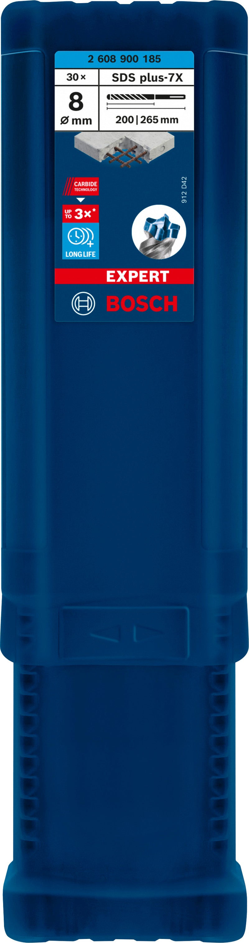 Bosch SDSplus hammer drill bit 7X 30PCS 8X265