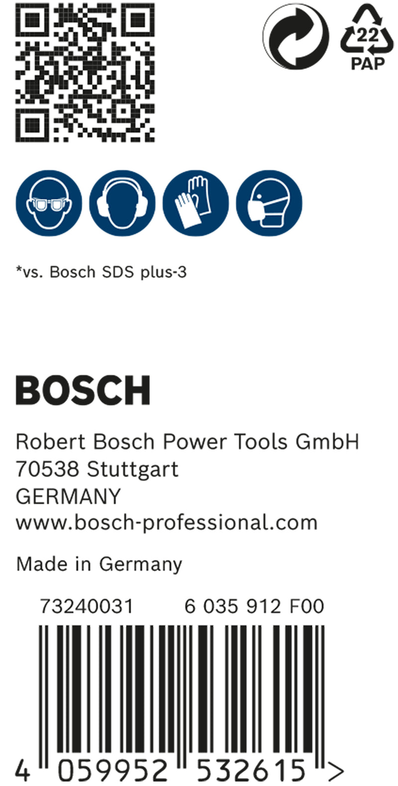 Broca para taladro percutor Bosch SDSplus 7X 30PCS 10X265
