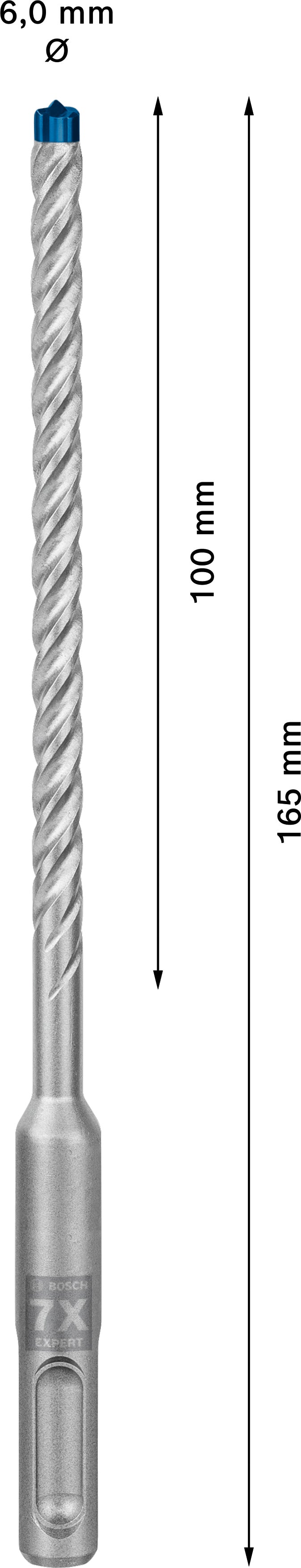 Bosch SDSplus hammer drill bit 7X 50PCS 6X165
