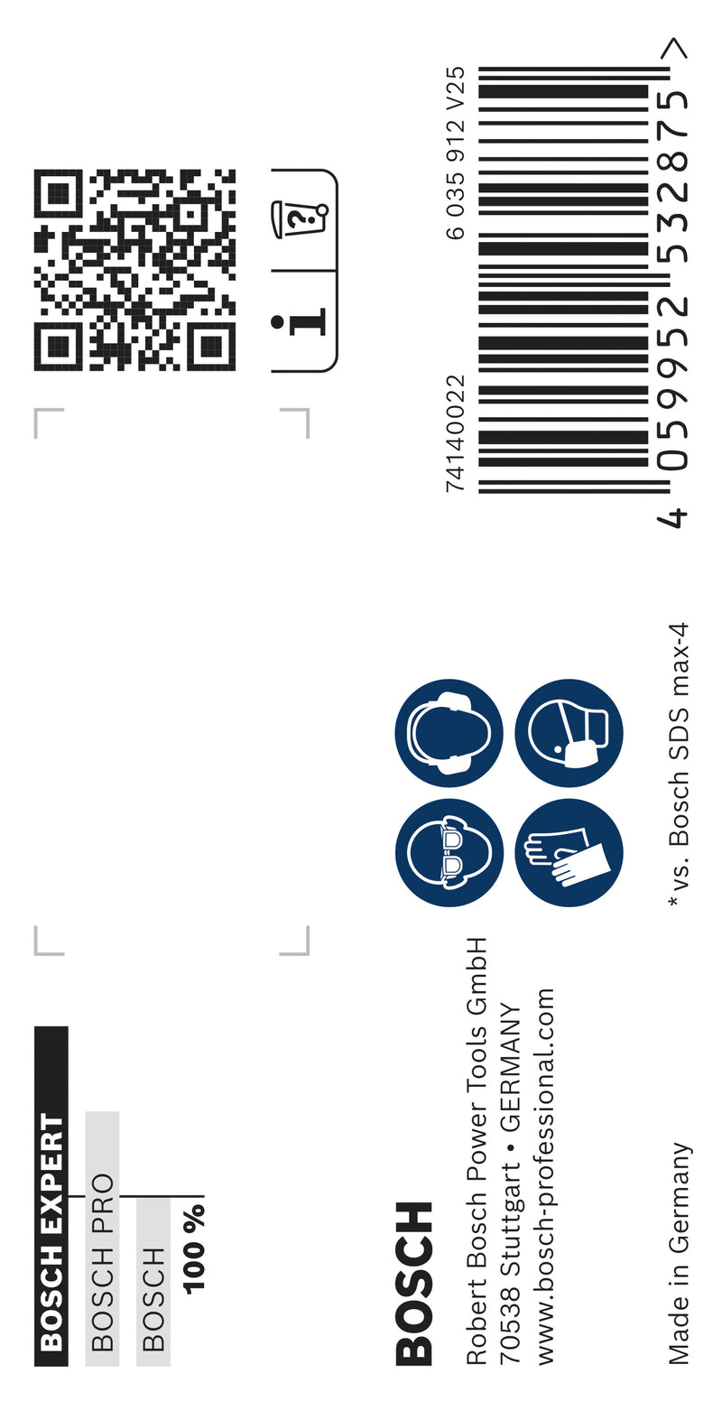 Accesorios Bosch Broca (Broca para martillo perforador EXPERT SDS max-8X, 15 x 400 x 540 mm)