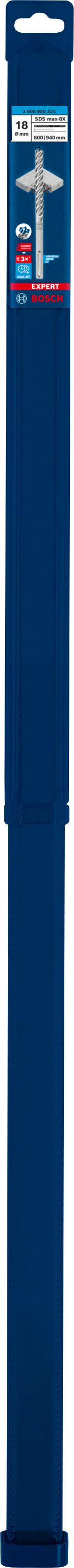 Bosch SDSmax hammer drill bit MAX-8X 18x800/94