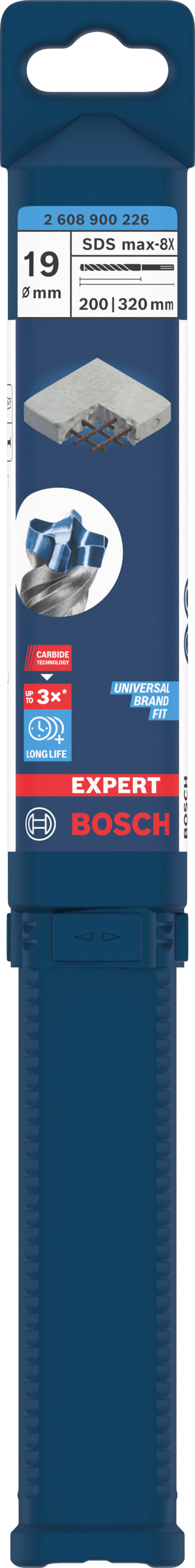 Accesorios Bosch Broca (Broca para martillo perforador EXPERT SDS max-8X, 19 x 200 x 320 mm)