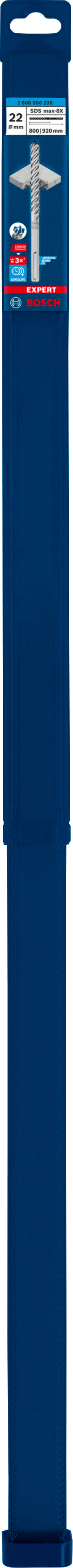 Broca para taladro percutor Bosch SDSmax MAX-8X 22x800/92