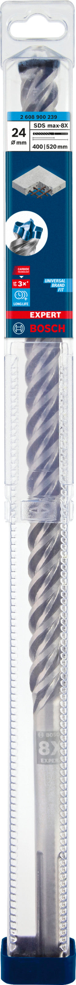 Broca de martelo Bosch SDSmax MAX-8X 24x400/52