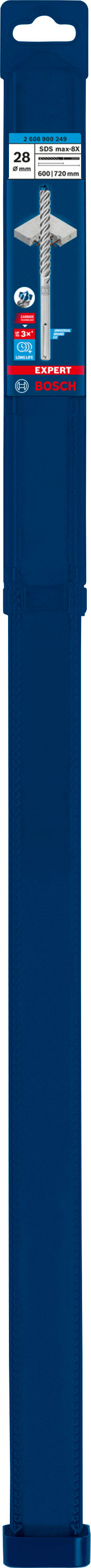 Broca de martelo Bosch SDSmax MAX-8X 28x600/72