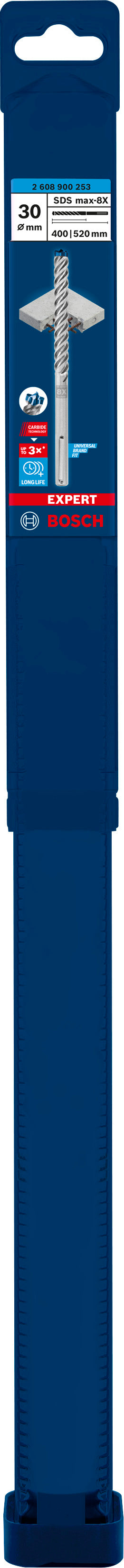 Broca para taladro percutor Bosch SDSmax MAX-8X 30x400/52