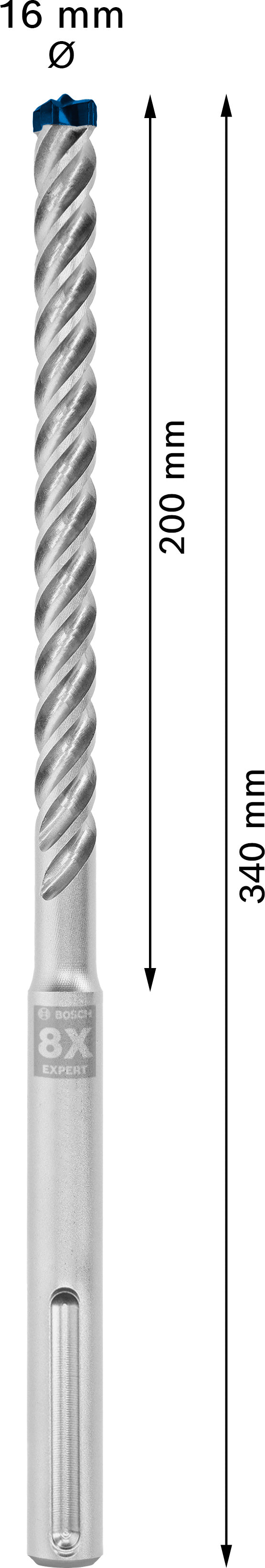 Bosch 5 Foret SDS max 8X EXPERT 16x200x340