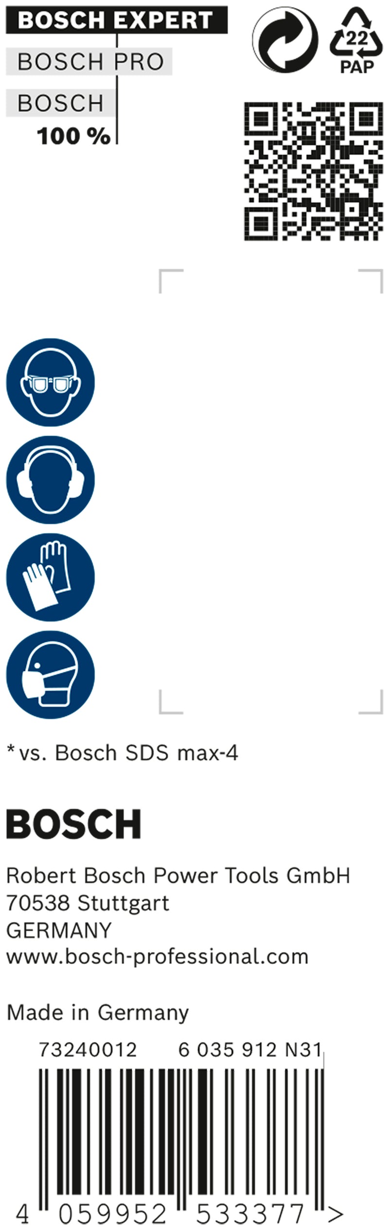 Bosch 5 Foret SDS max 8X EXPERT 18x200x340
