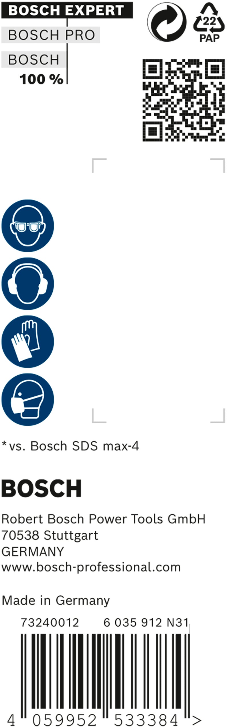 Bosch 5 Foret SDS max 8X EXPERT 18x400x540