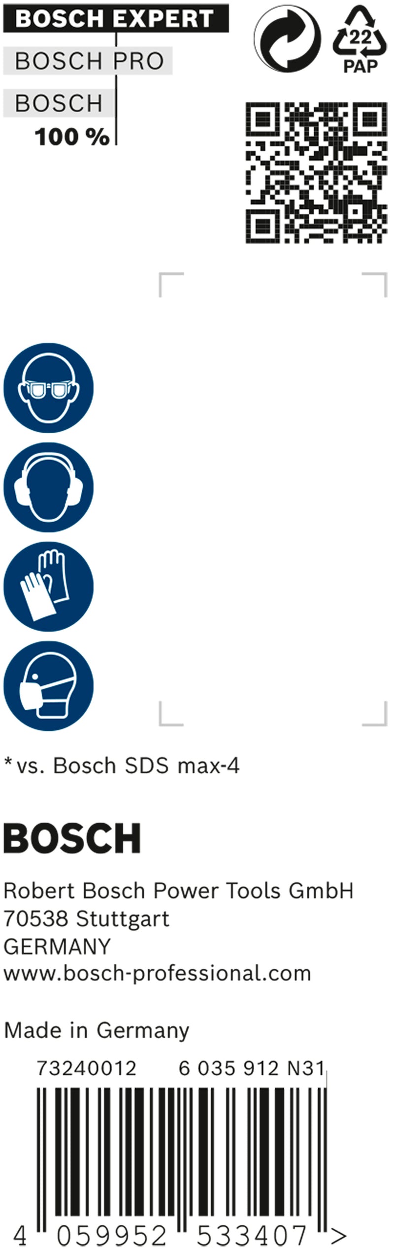 Bosch 5 Foret SDS max 8X EXPERT 20x400x520