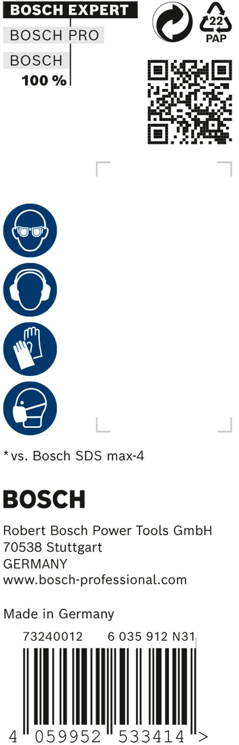 Bosch 5 Foret SDS max 8X EXPERT 22x400x520