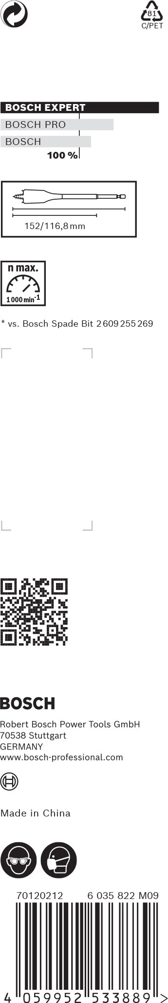 Bosch Self-Drilling Rasp Expert SelfCut Speed