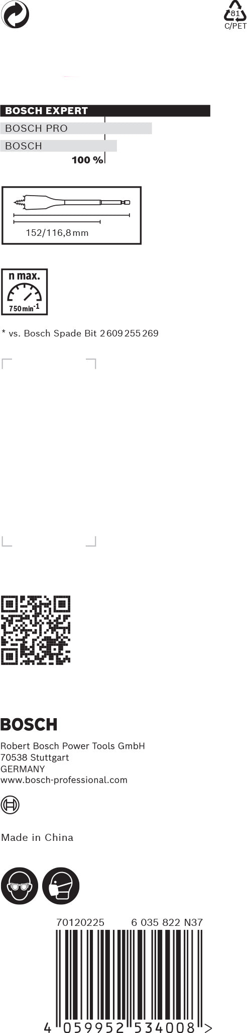 Bosch SELF-DRILLING RASP 32X152MM