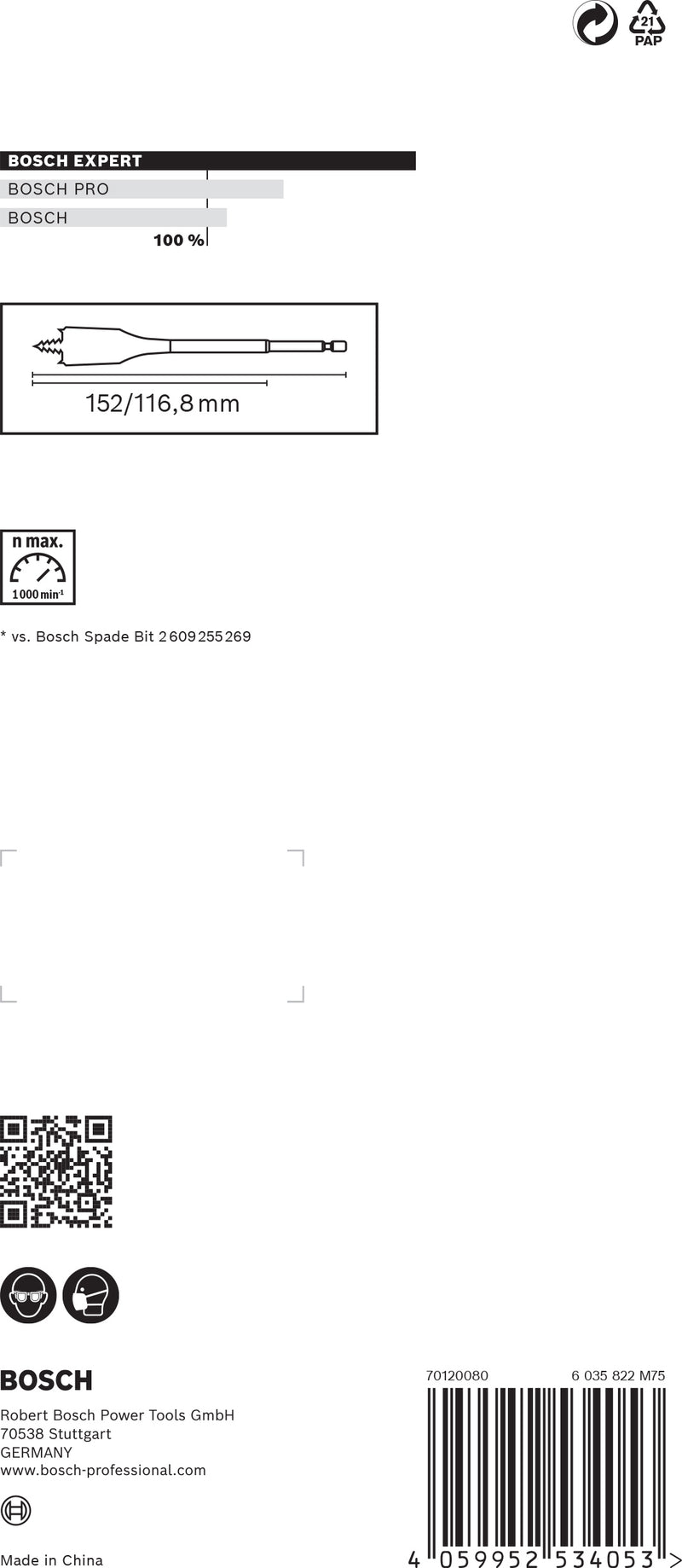 Bosch Self-Drilling Rasp Expert SelfCut Speed