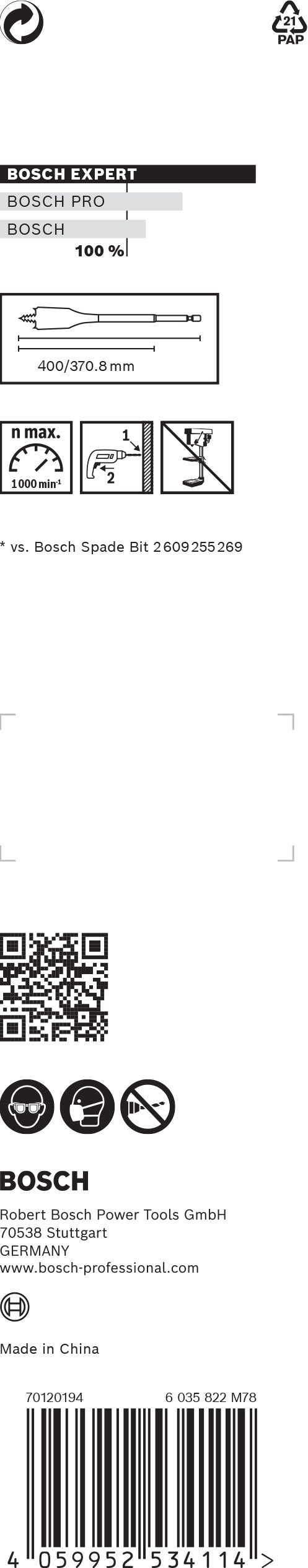 Bosch Self-Drilling Rasp Expert SelfCut Speed