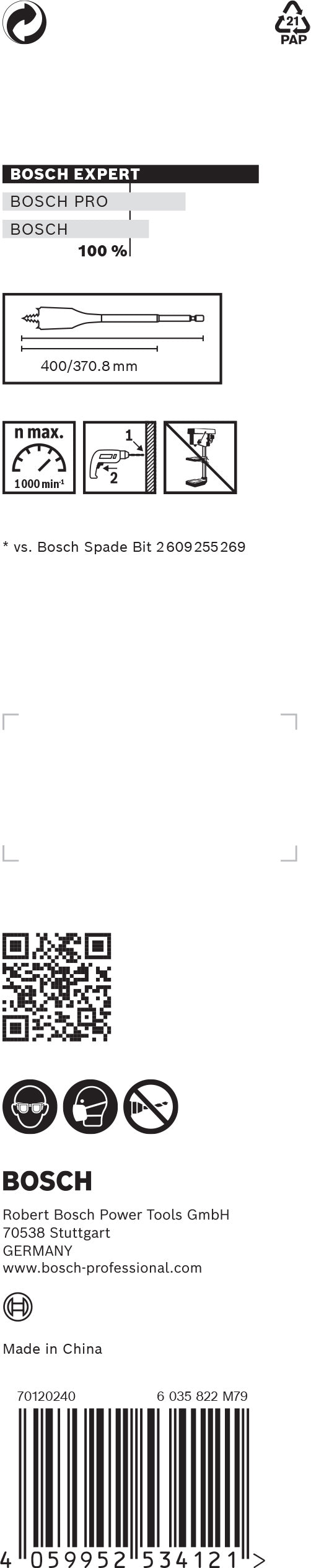 Bosch Self-Drilling Rasp Expert SelfCut Speed