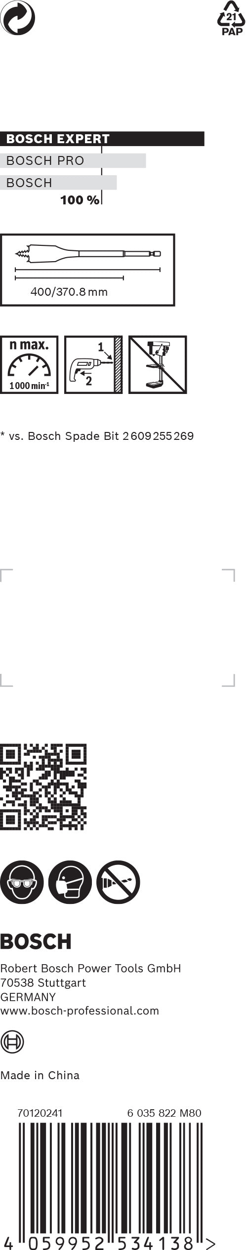 Escofina autoperforante Bosch Expert SelfCut Speed