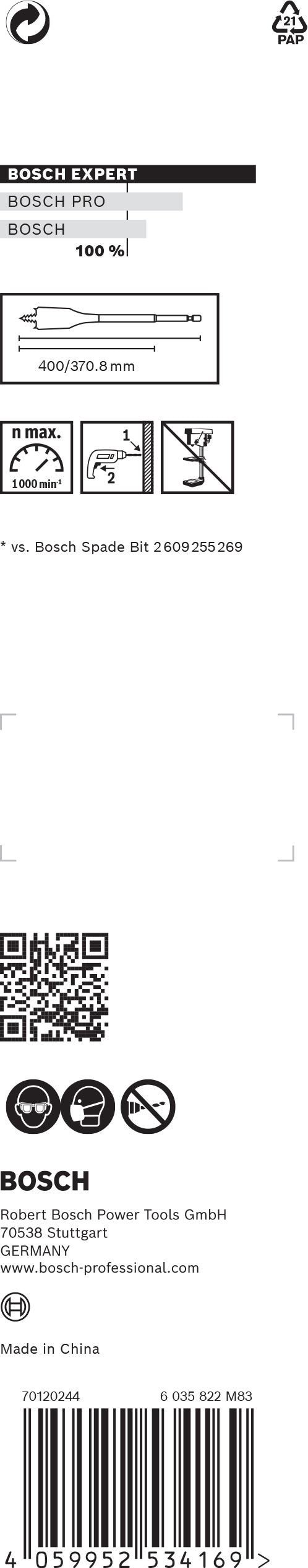 Bosch Self-Drilling Rasp Expert SelfCut Speed