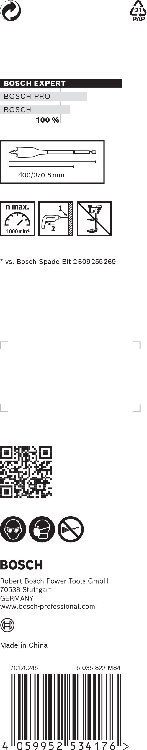 Bosch Self-Drilling Rasp Expert SelfCut Speed