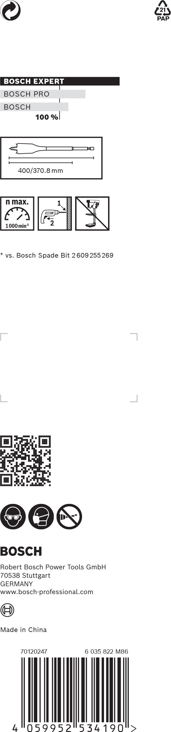 Bosch Self-Drilling Rasp Expert SelfCut Speed