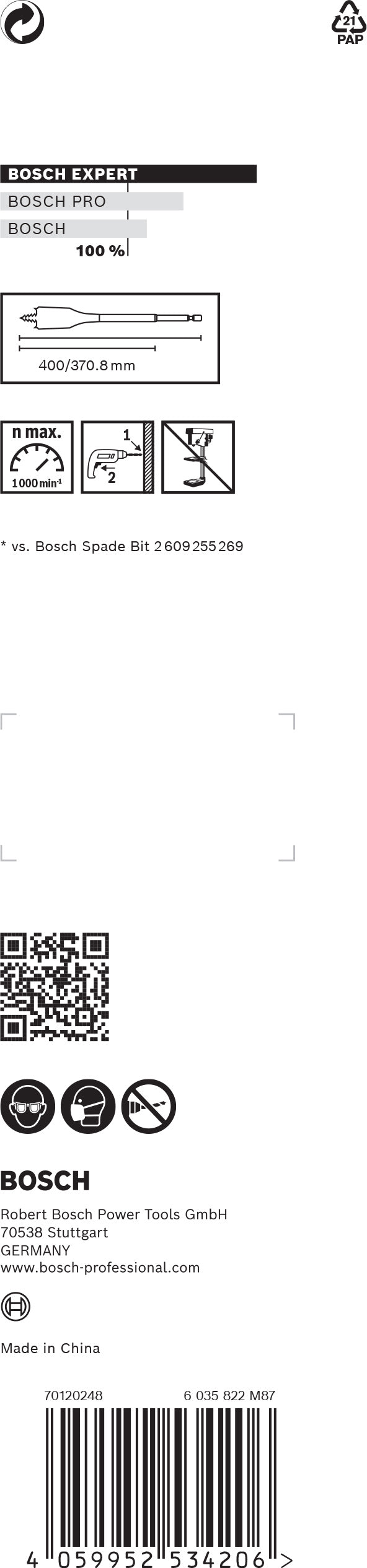 Bosch Autoperfurante Rasp Expert SelfCut Speed