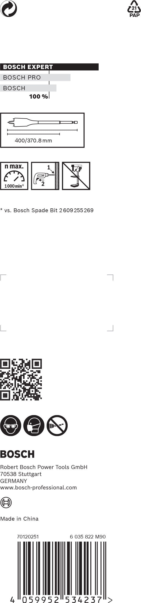 Bosch Self-Drilling Rasp Expert SelfCut Speed