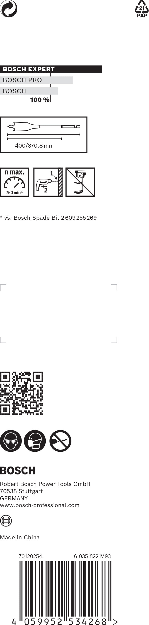 Bosch Self-Drilling Rasp Expert SelfCut Speed