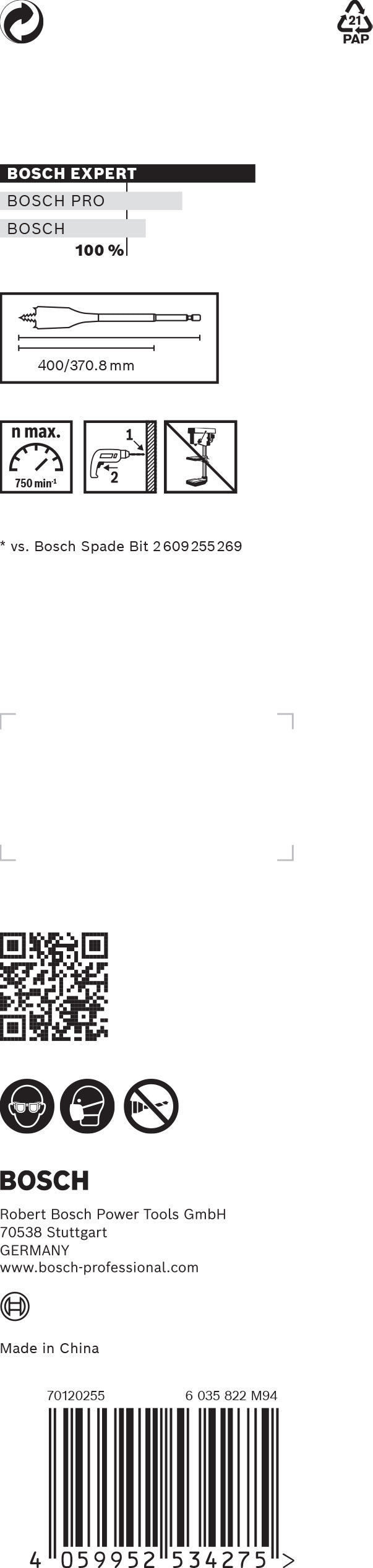 Bosch Self-Drilling Rasp Expert SelfCut Speed