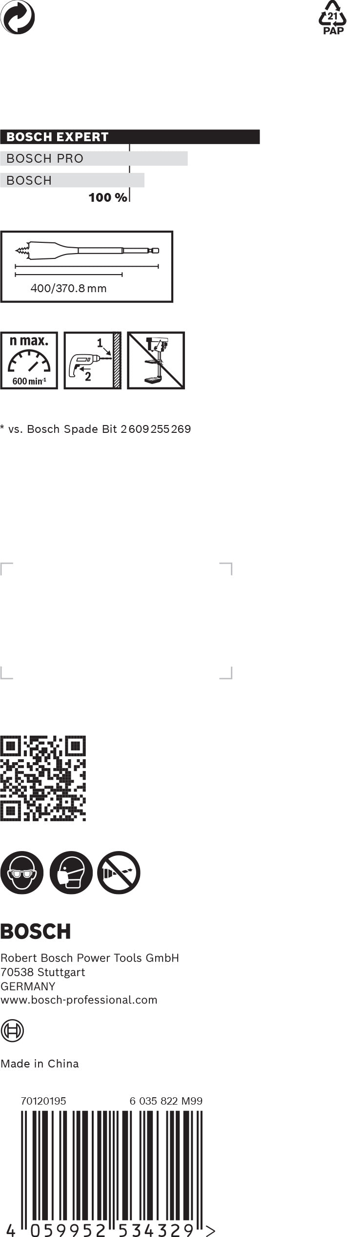 Bosch Self-Drilling Rasp Expert SelfCut Speed