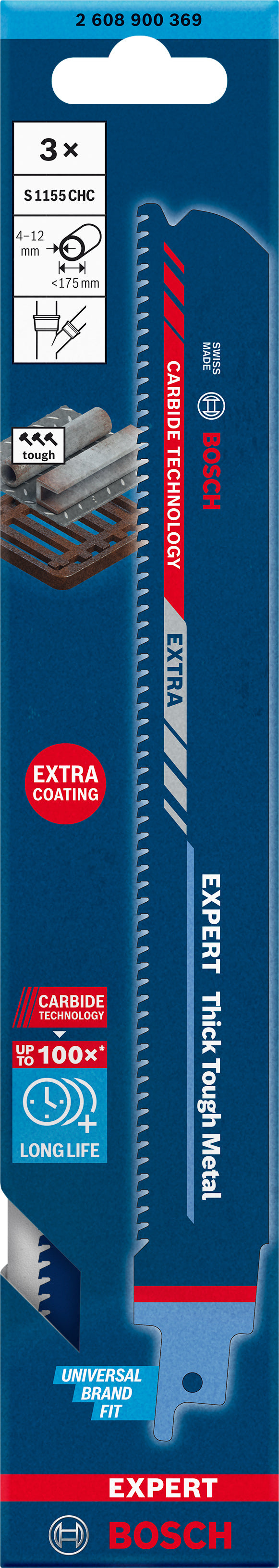 Bosch Saw Blade Set RBE- 3ER S 1155 CHC