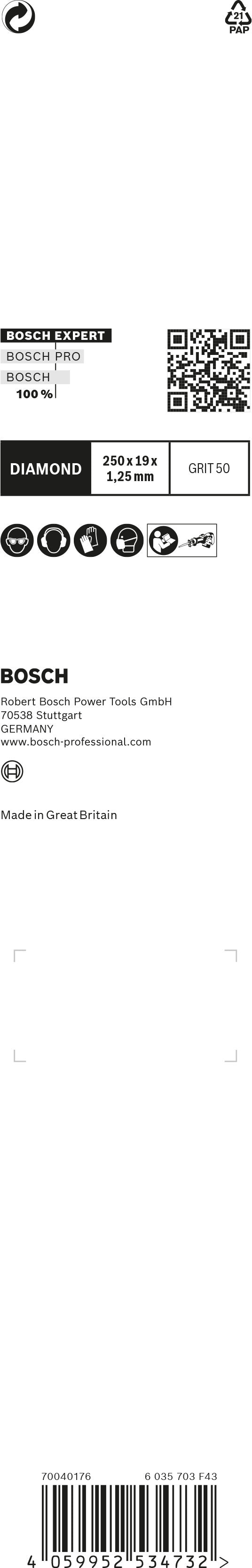 Bosch Saw Blade Set RBE- 1ER S 1750 RD