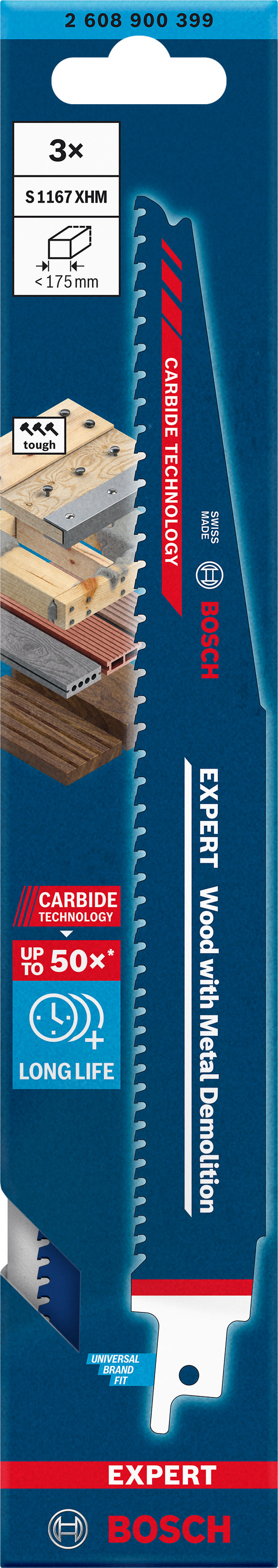 Bosch Saw Blade Set RBE- 3ER S 1167 XHM