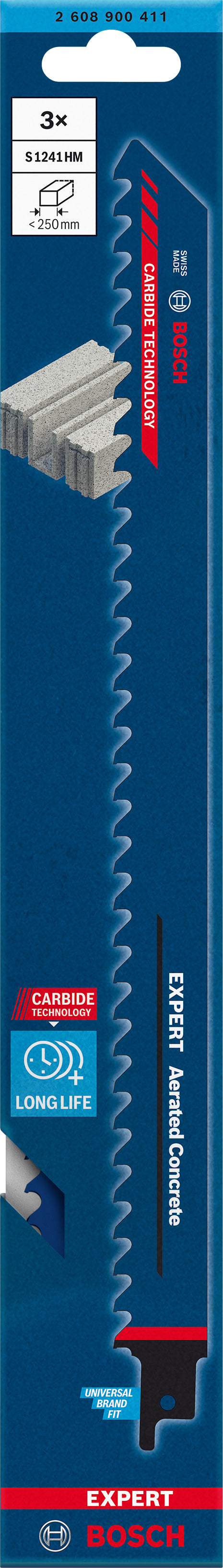 Conjunto de lâminas de serra Bosch RBE- 3ER S 1241 HM