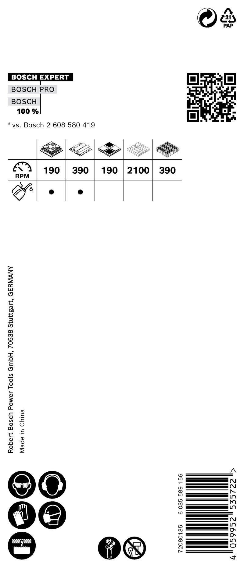 Serra Copo Bosch ToughMaterial 44mm