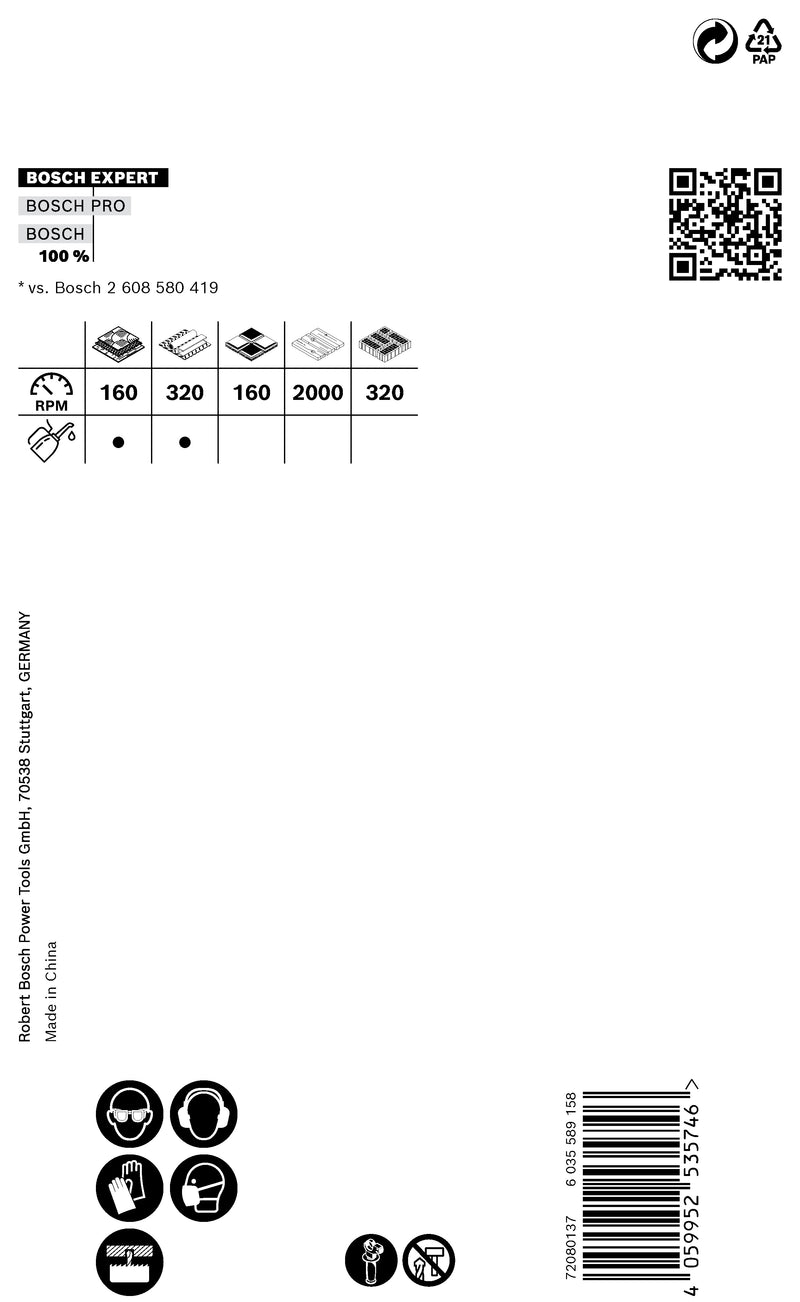 Serra Copo Bosch ToughMaterial 54mm
