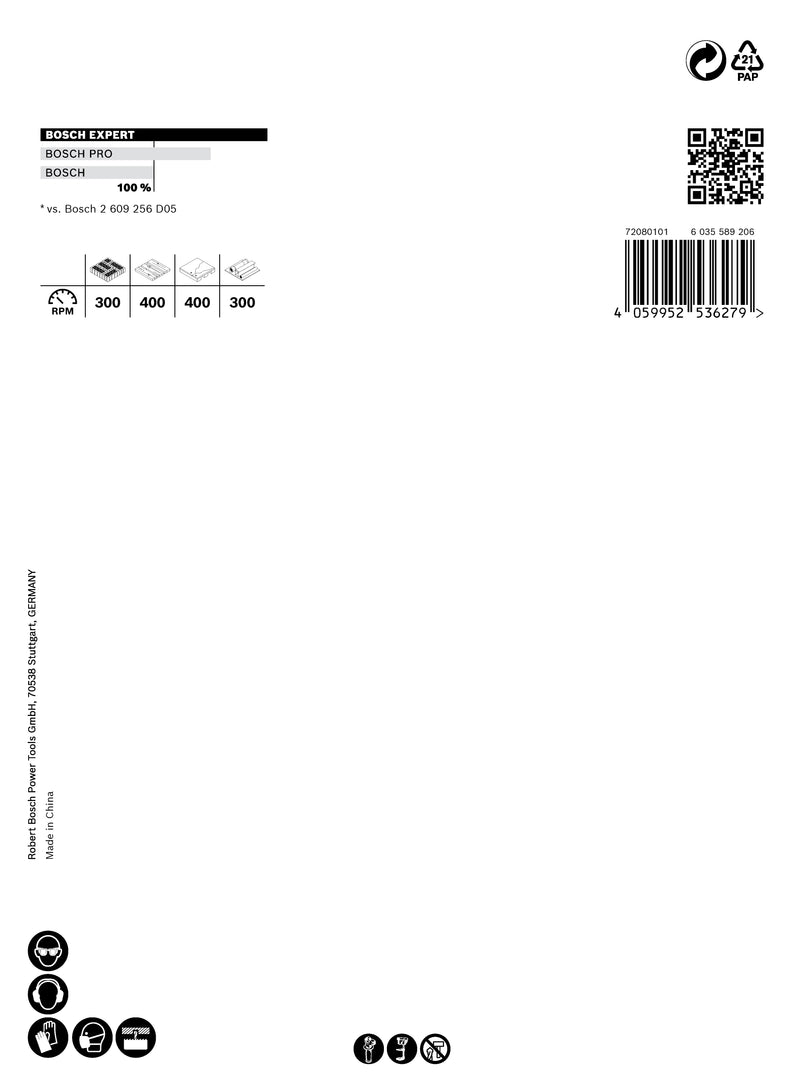 Serra Copo Bosch ConstrMaterial 105mm