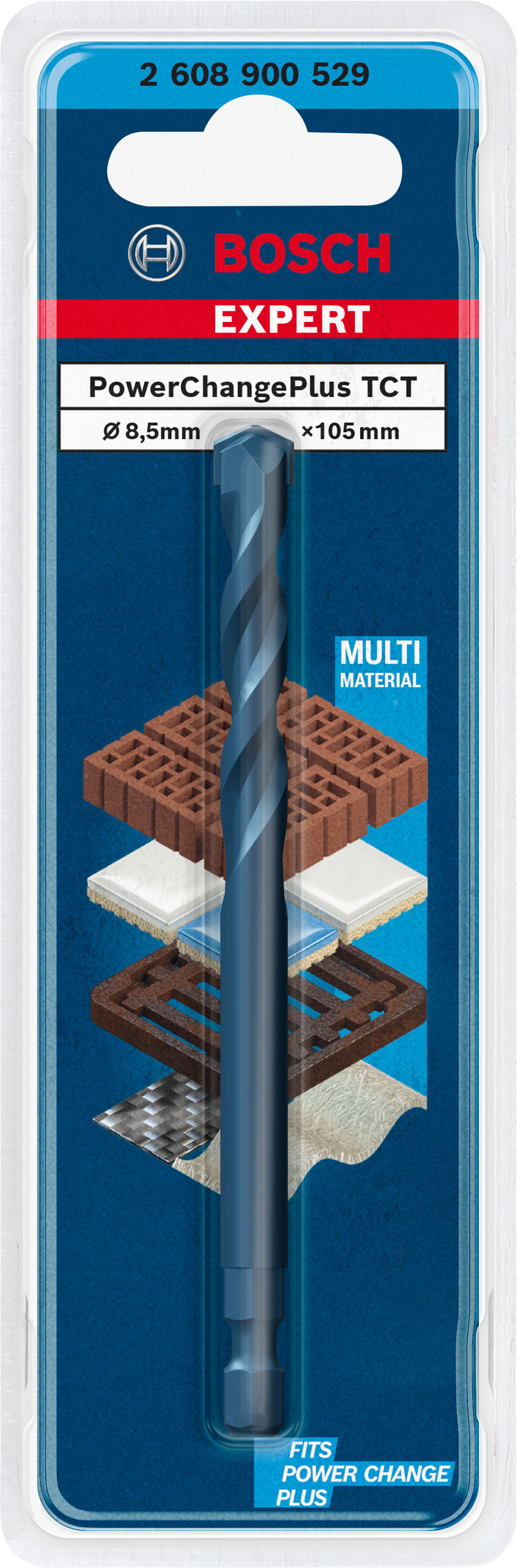Bosch Combination Center Drill TCT 8,5X105