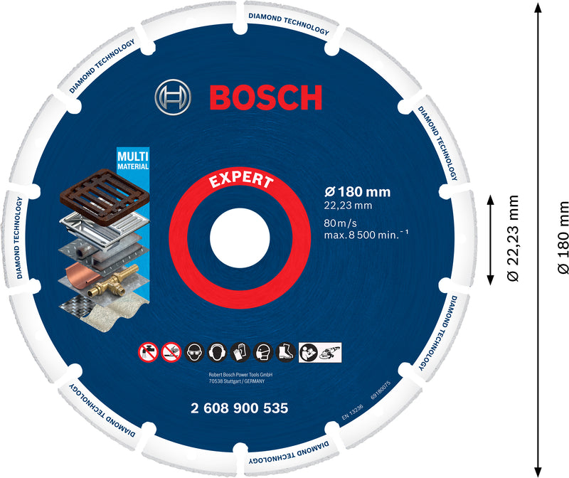 Bosch EXP DMW 180 x 22,23 mm