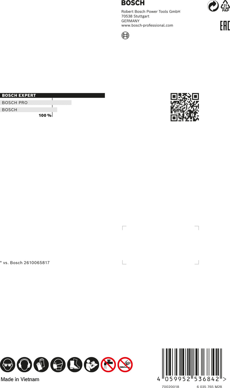 Bosch EXP DMW 180 x 22,23 mm