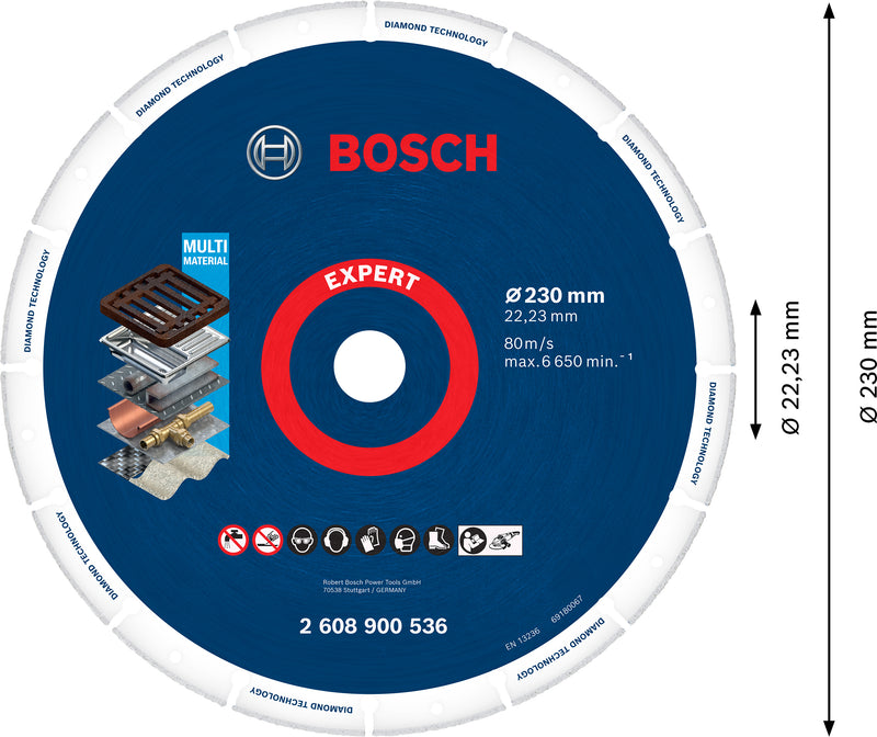 Bosch EXP DMW 230 x 22,23 mm