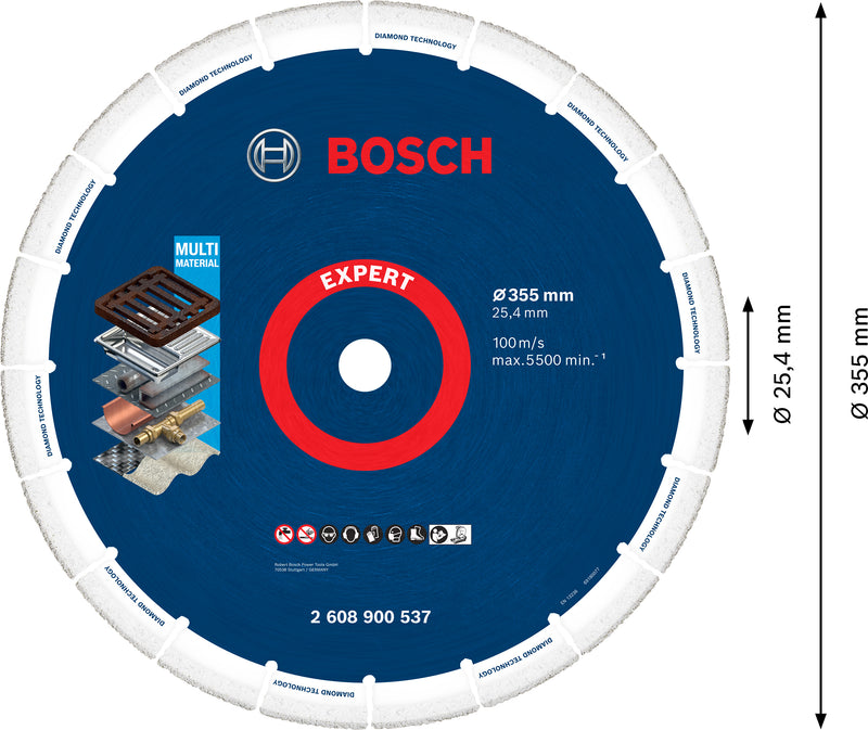Bosch EXP DMW 355 x 25,4 mm