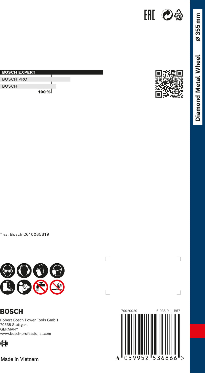 Bosch EXP DMW 355 x 25,4 mm