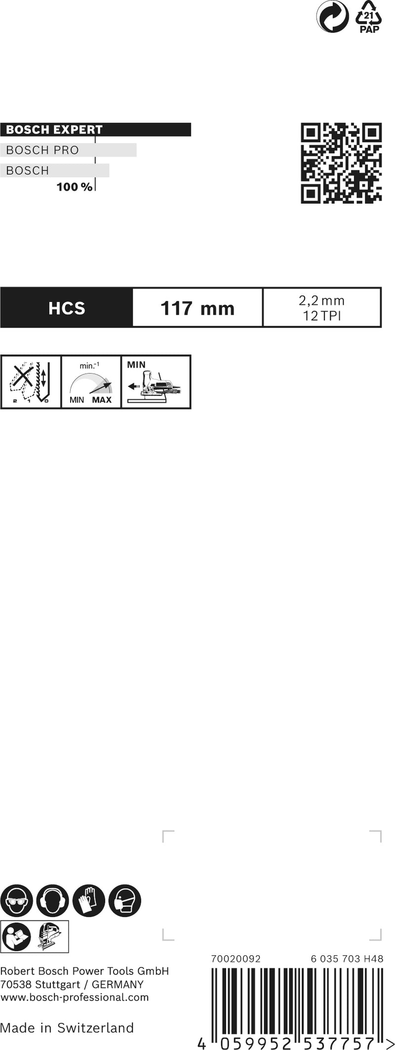 Bosch SAW BLADE SET RBE- 5ER T 308 B