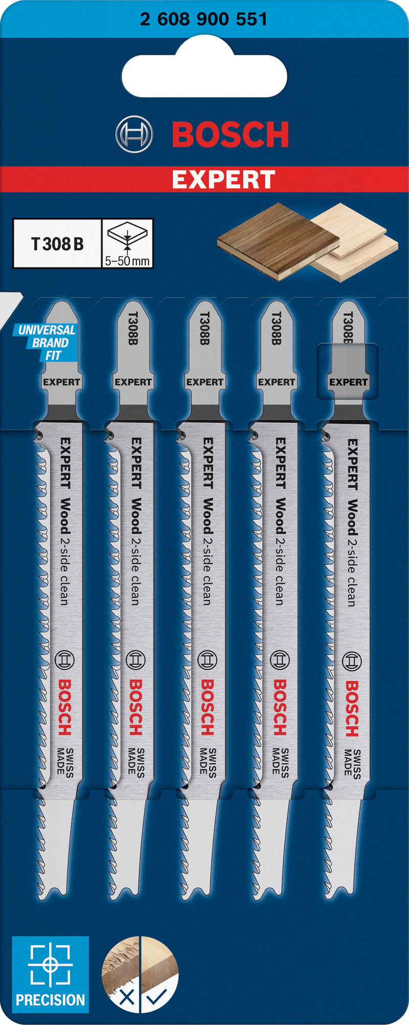 Bosch SAW BLADE SET RBE- 5ER T 308 B