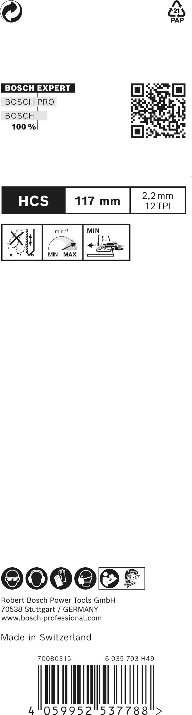 Bosch Saw Blade Set RBE- 3ER T 308 BO