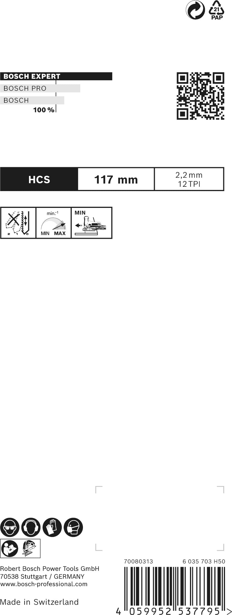 Bosch Saw Blade Set RBE- 5ER T 308 BO