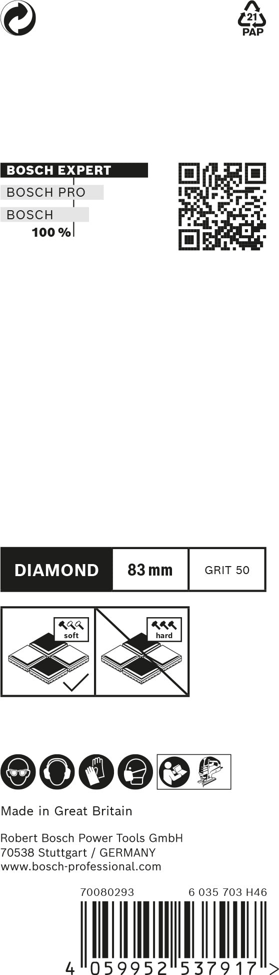 Bosch Saw Blade Set RBE- 3ER T 150 RD
