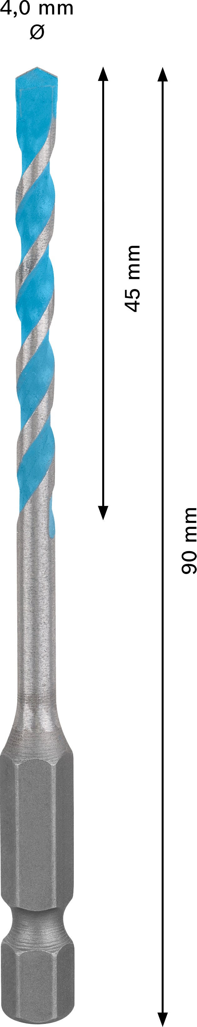 Broca Bosch Hex9MCB 4x90